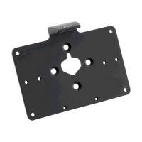 Univerzální černý držák RIZOMA SPZ 162x100 mm s osvětlením